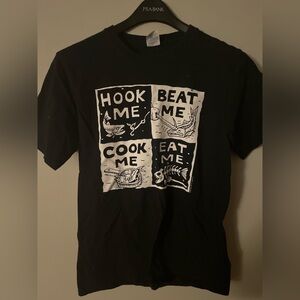 Port and Company Black Graphic Tee